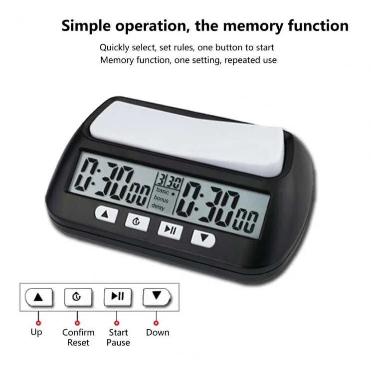 TBD0603312201_B2.webp YS YS-902 Chess Timer Chess Clock for Go Tournament - Image 3