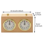 DT05a Retro Wood Shell Chess Clock Mechanical International Chess Clock - Image 2