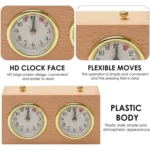 DT05a Retro Wood Shell Chess Clock Mechanical International Chess Clock - Image 4