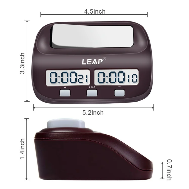 TBD0603313901_B1.webp LEAP PQ9907S Chess Clock International Chess Go Clock - Image 2