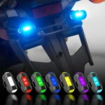 Vibration Remote Control Induction Motorcycle Wireless Strong Magnetic Warning Flash Light - Image 2