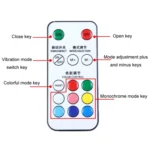 Vibration Remote Control Induction Motorcycle Wireless Strong Magnetic Warning Flash Light - Image 4