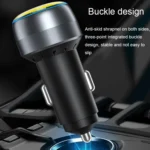 IBD355-1UC 18W+45W Smart Car Charger Dual-port Metal Phone Fast Charger - Image 3