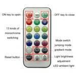 Car Modification Wireless Colorful Remote Control Atmosphere Light - Image 3
