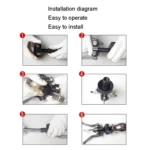 BL1042 Three Claw Inside and Outside Hole Bearing Sliding Hammer Set Bearing Removal - Image 6