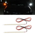 Car Rearview Mirror Decoration LED Streamer Turn Signal, Length: 14cm A Pair