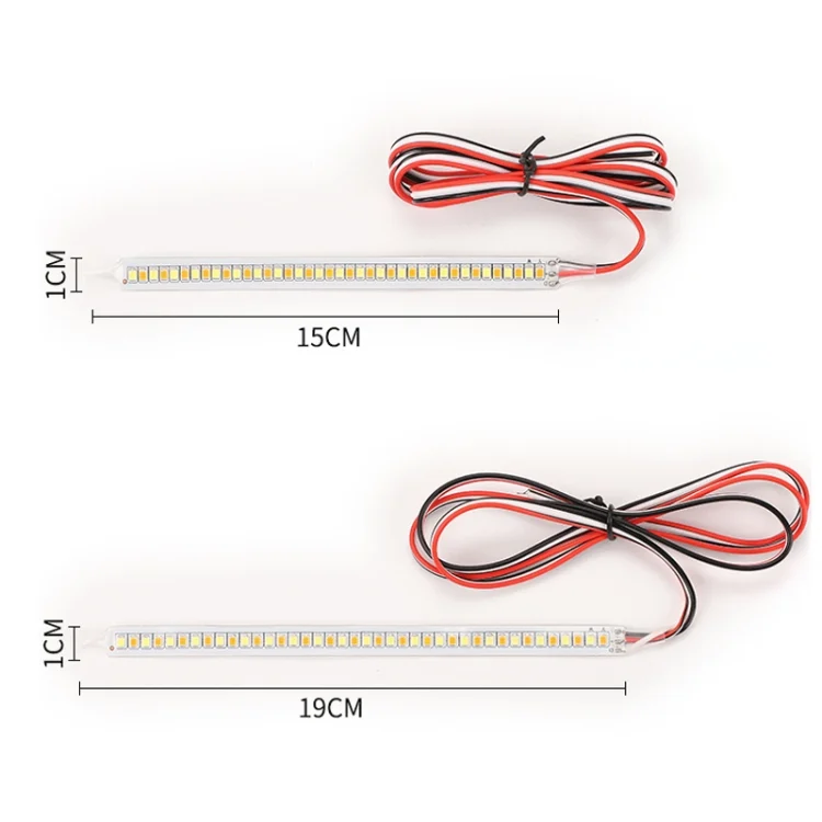 TBD0603318601_B2.webp Car Rearview Mirror Decoration LED Streamer Turn Signal, Length: 14cm A Pair - Image 3