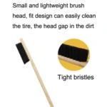 Automotive Steel Ring Washing Long Bamboo Brush Engine Cleaning Brush - Image 5