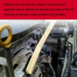 Automotive Steel Ring Washing Long Bamboo Brush Engine Cleaning Brush - Image 6