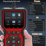 V519 OBD2 Colorful Screen Car Fault Detector - Image 7