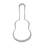 5pcs Guitar Shape Baking Biscuit Mold Stainless Steel Fondant Mousse Circle - Image 2