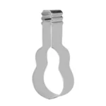 5pcs Guitar Shape Baking Biscuit Mold Stainless Steel Fondant Mousse Circle - Image 4
