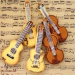 5pcs Guitar Shape Baking Biscuit Mold Stainless Steel Fondant Mousse Circle - Image 5