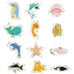 12pcs/set Stainless Steel Biscuits Mold Sea Creature Combination Set Baking DIY Tools - Image 2
