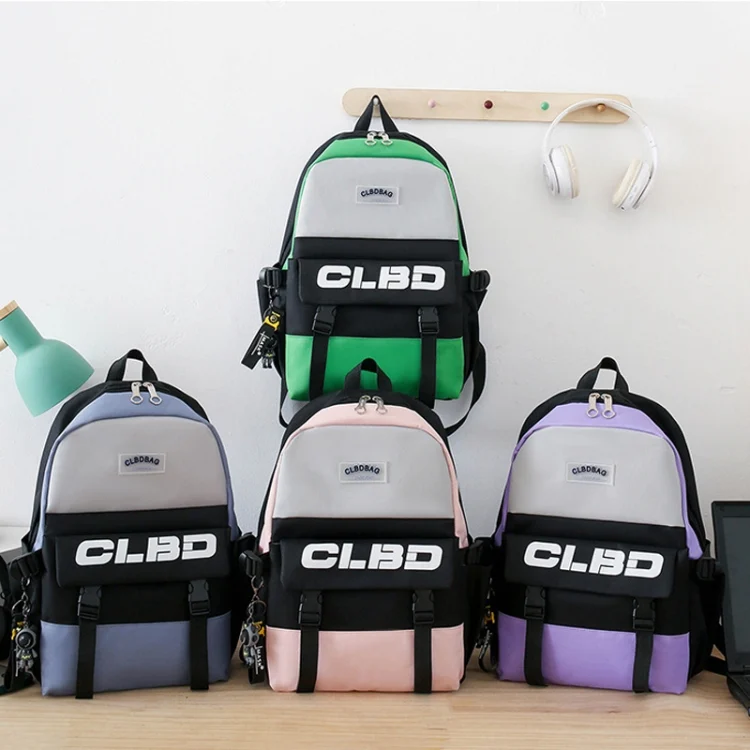 TBD0603330101_B1.webp 4 In 1 Students Lightweight Shoulder Bag Backpack Large Capacity Schoolbag - Image 2