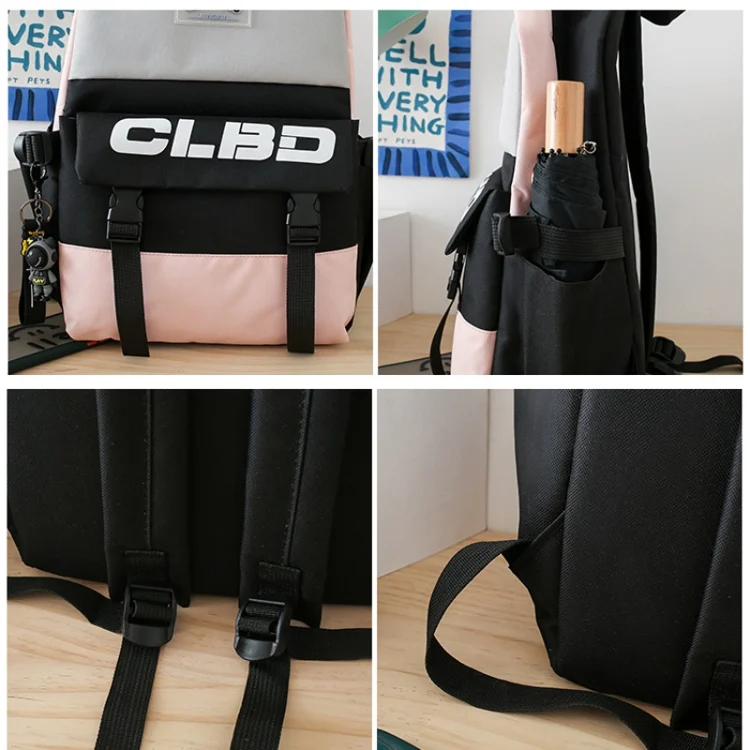 TBD0603330101_B4.webp 4 In 1 Students Lightweight Shoulder Bag Backpack Large Capacity Schoolbag - Image 5