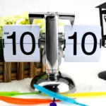 HY-F001 Auto-turning Balance-shaped Clock Home Decorative Flop Clock, Spec: