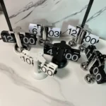 HY-F001 Auto-turning Balance-shaped Clock Home Decorative Flop Clock, Spec: - Image 2