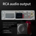 M11T Car Bluetooth MP3 Player ISO Interface EQ Sound Effect Fast Charge Colorful Button Radio - Image 6