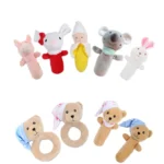 Baby Hand Rattles Toys Hand Grip Stick Newborn Soothing Toys,Style: - Image 2