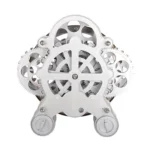 HY-G001 Rotating Double Gear Living Room Stainless Steel Decorative Clock - Image 3