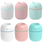 USB Mini Desktop Colorful Night Light Car Humidifier, Spec: - Image 2