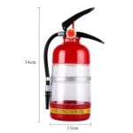 HLX028 Transparent Fire Extinguisher Shaped Wine Dispenser Hand Press Wine Dispenser - Image 3