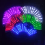 00021 LED Prom Lighting Folding Fan Bar Colorful Atmosphere Group Props - Image 2