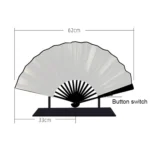 00021 LED Prom Lighting Folding Fan Bar Colorful Atmosphere Group Props - Image 3