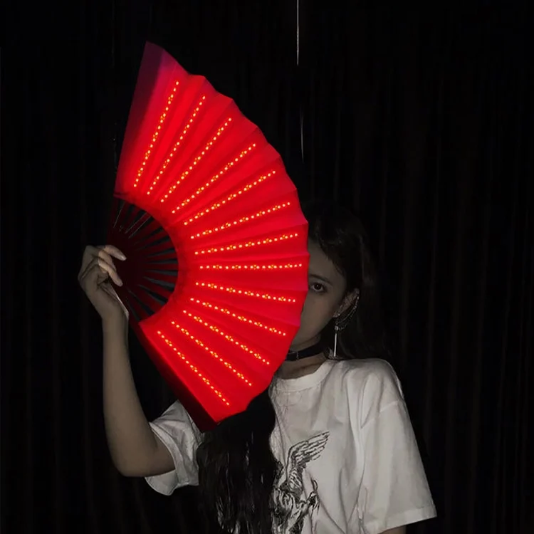 TBD0603349201_B5.webp 00021 LED Prom Lighting Folding Fan Bar Colorful Atmosphere Group Props - Image 6