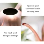 450ML Stainless Steel Long Mouth Gardening Watering Pot - Image 4