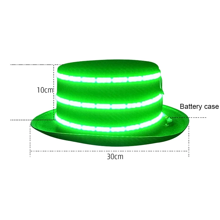 TBD0603350601_B2.webp 00068 LED Bar Luminous Jazz Hat Stage Magic Show Props - Image 3