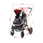 Baby Stroller Rain Cover Windproof Dustproof Raincoat High Landscape Special Rain Cover - Image 3