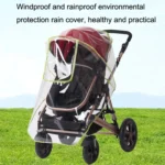 Baby Stroller Rain Cover Windproof Dustproof Raincoat High Landscape Special Rain Cover - Image 6