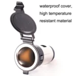 Car Cigarette Lighter Socket Waterproof Power Supply 120W/250W Modification 12/24V Cigarette Lighter Mother Seat - Image 2