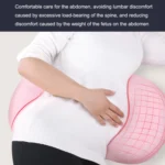Pregnant Waist Support Cotton Pillow Side Sleepers Cushion Removable and Washable Abdomen Pillow - Image 6