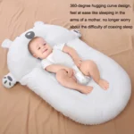 Newborn Baby Anti-startle Landing Wake-up Sleeping Cushions Spitting Milk Slope Pad - Image 6