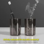 Couple Wall Mounted Toothbrush Holder Automatic Squeeze Toothpaste Device,Spec: - Image 5