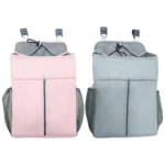 Baby Bed Organizer Newborn Crib Diaper Storage Hanging Bags Bedside Shelf Bag - Image 2