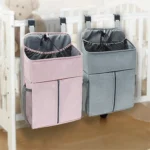 Baby Bed Organizer Newborn Crib Diaper Storage Hanging Bags Bedside Shelf Bag - Image 6