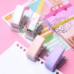 kw-trio 92A0 10 Pages Single Hole Mini Loose Leaf Puncher - Image 6