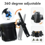 3 IN 1 Universal Baby Stroller Mobile Phone Cup Holder Motorcycle Water Cup Holder - Image 4