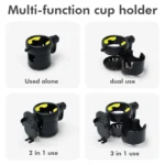 3 IN 1 Universal Baby Stroller Mobile Phone Cup Holder Motorcycle Water Cup Holder - Image 6