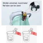 Baby Stroller Cup Holder Universal 360 Rotatable Drink Bottle Rack - Image 5