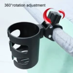 Baby Stroller Cup Holder Universal 360 Rotatable Drink Bottle Rack - Image 6