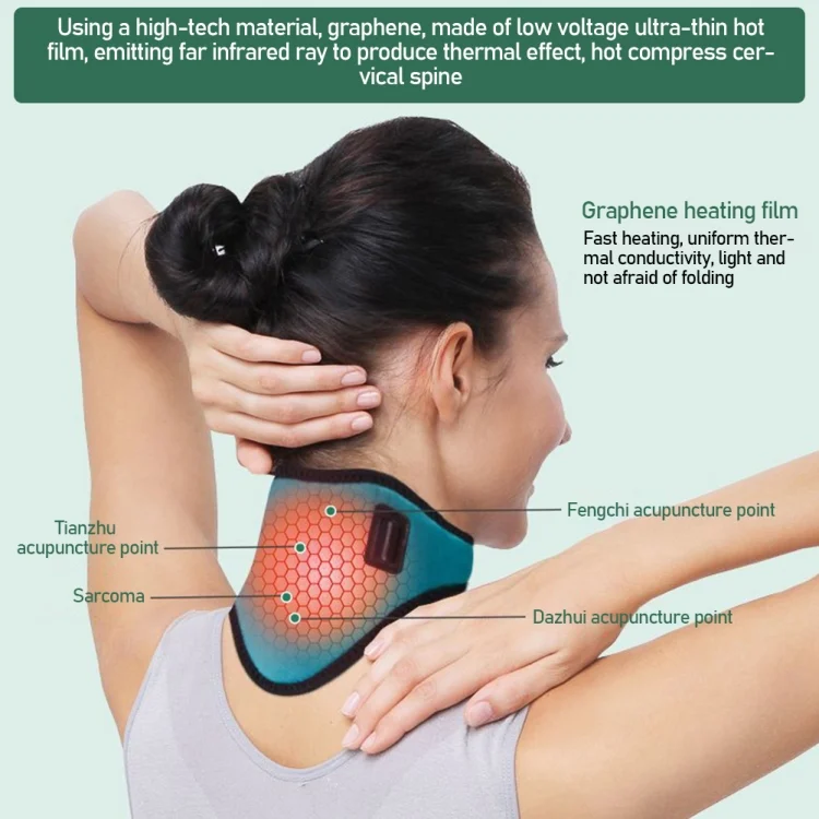 TBD0603365301_B4.webp USB Electric Heating Neck Protector Graphene Wormwood Neck Pain Relief Tool - Image 5