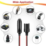 4 In 1 Auto High Power Cigarette Lighter Car Charger - Image 6