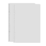 5sets Frosted Loose-Leaf Book Cover DIY Hand Book Cover