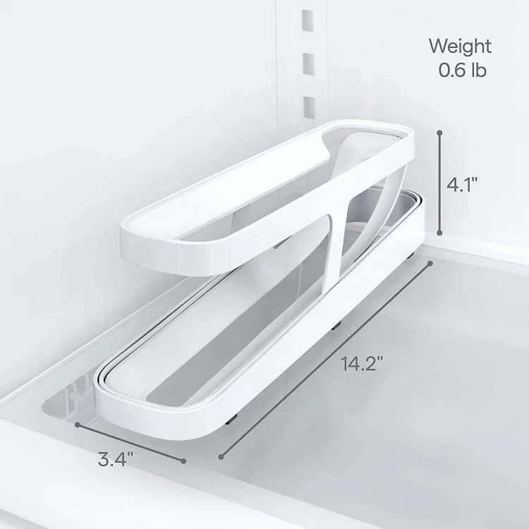 TBD0603368901_B2.webp Automatic Eggs Storage Box Refrigerator Egg Dispenser Plastic Rolling Eggs Holder  Container - Image 3