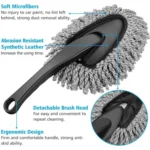 6pcs/Set Gloves Dusting Tire Brush Car Cleaning Brush Set - Image 4